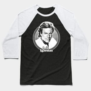 Julio Iglesias // Retro Style Fan Design Baseball T-Shirt